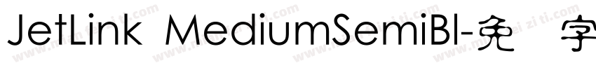 JetLink MediumSemiBl字体转换